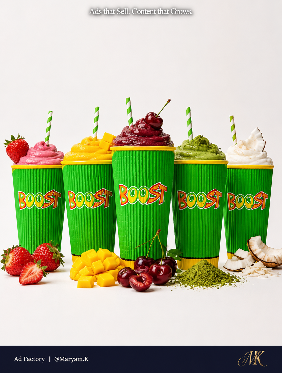 Boost Juice Branding Sample Carousel — slide 7