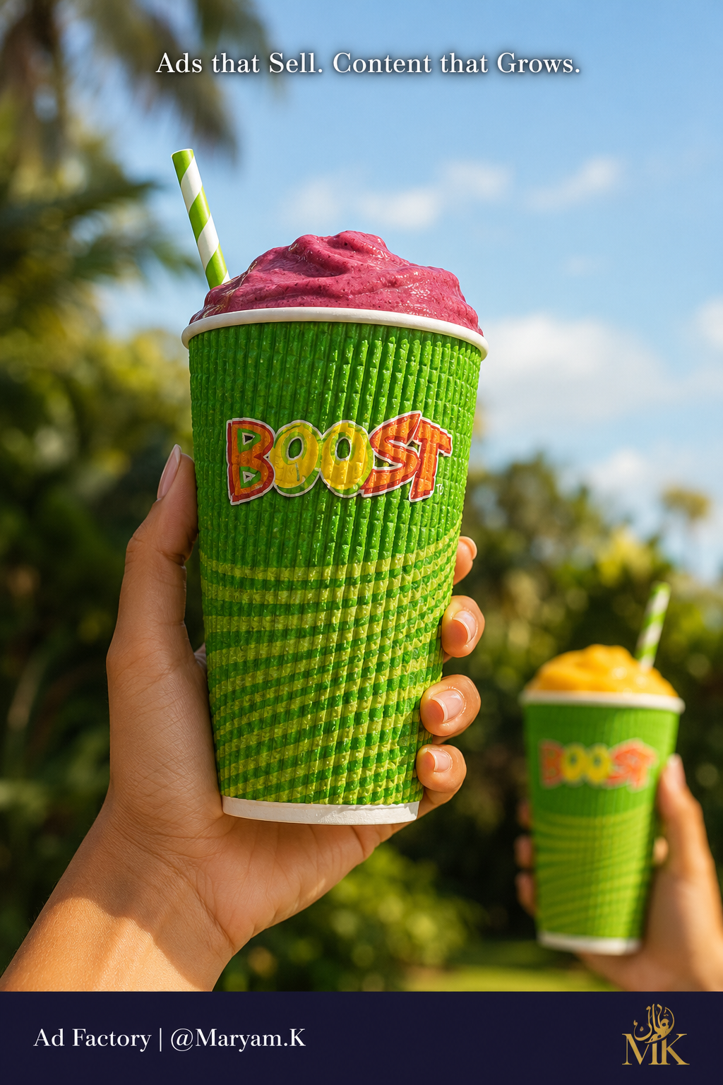 Boost Juice Branding Sample Carousel — slide 8
